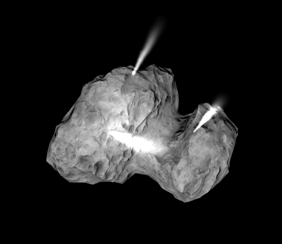Outgassing of 67P/Churyumov-Gerasimenko